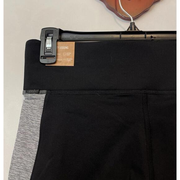 Victorias Secret PINK Small Black Cozy Winter Pull-On Pocket Legging NEW! A1803 - Picture 6 of 7